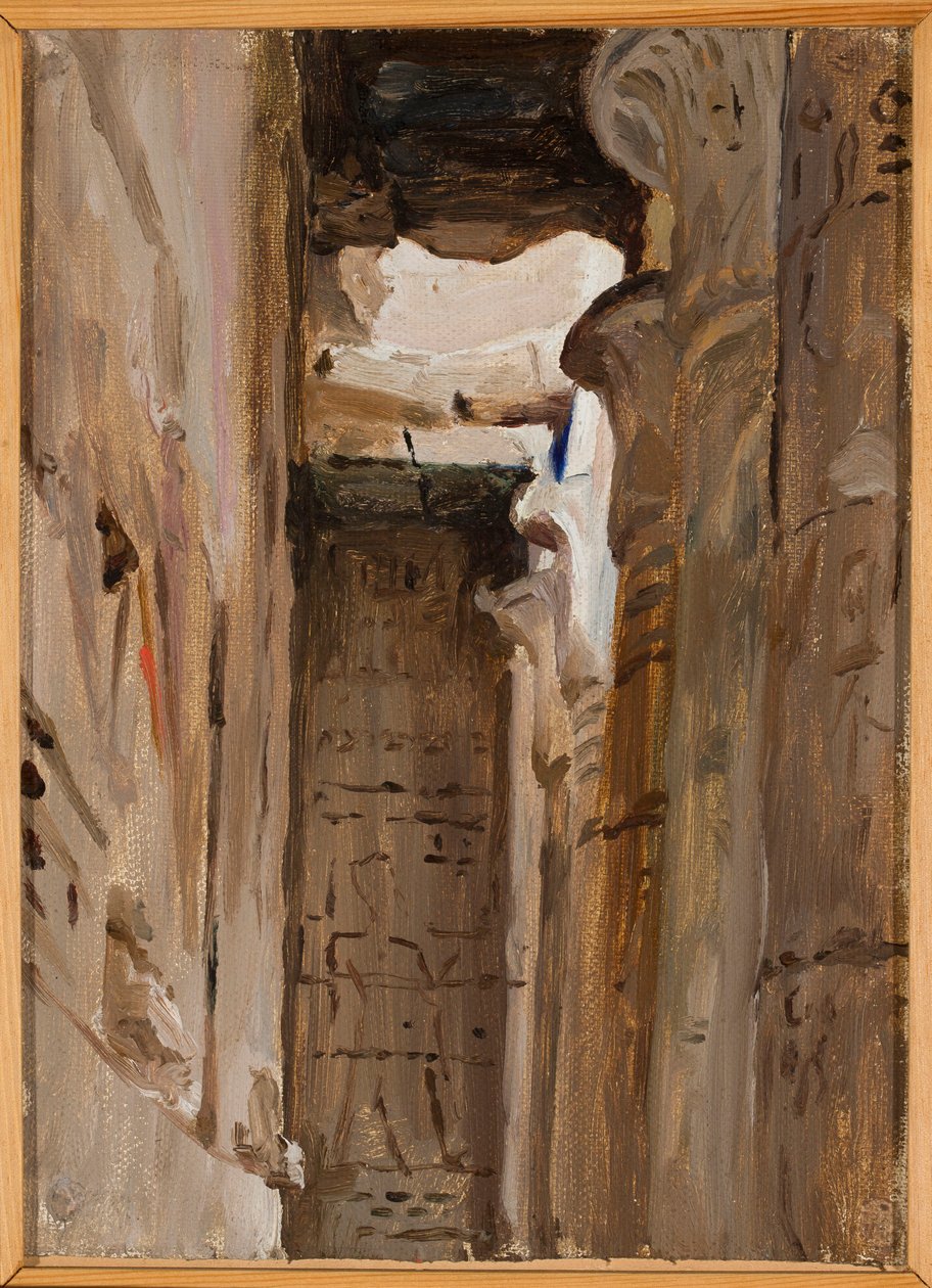 Temple. From Travels to Egypt by Jan Ciągliński