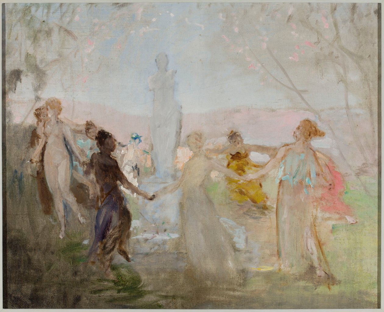 Sketch for the Painting "Procession Around the Statue of Venus de Milo" by Jan Ciągliński