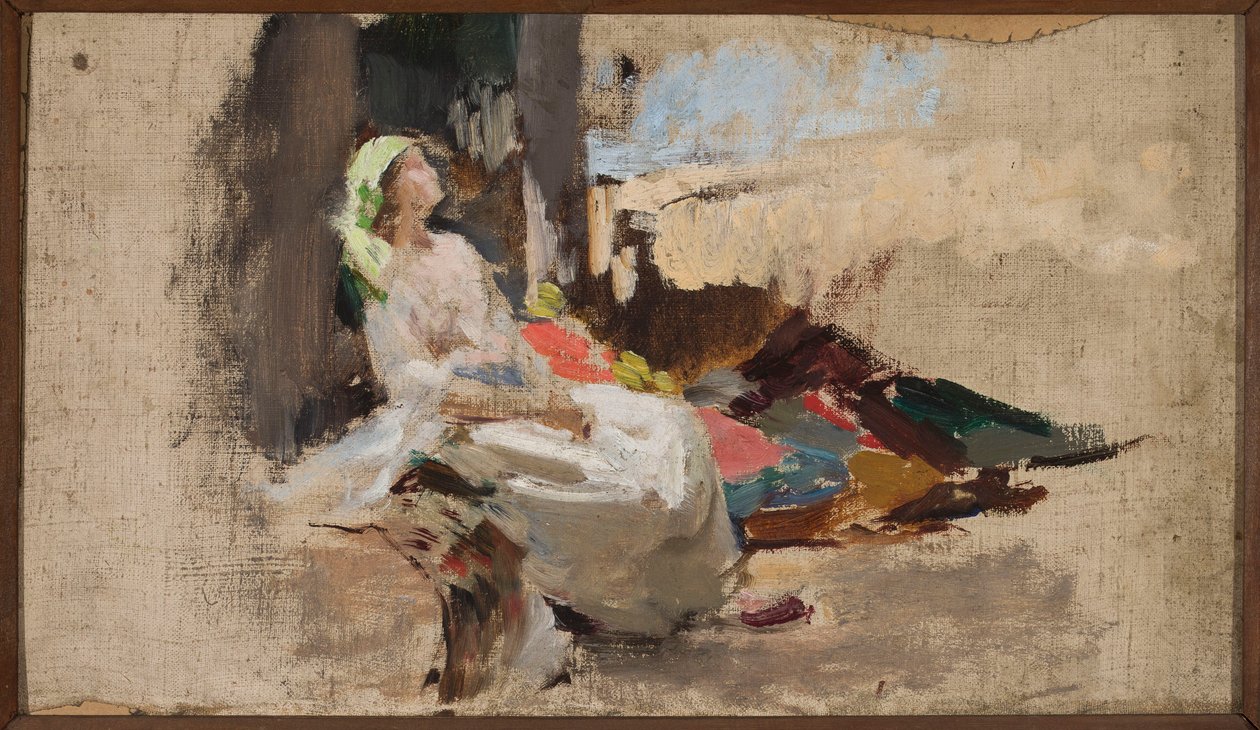 Sketch for the Painting "Potocka in Bakhchisarai" by Jan Ciągliński