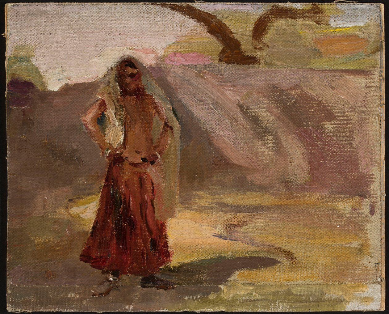 Udaipur - Indian Girl. From a Journey to India by Jan Ciągliński