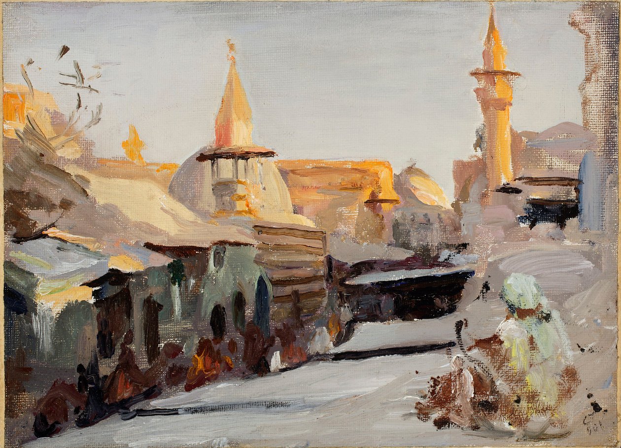 Street in Damascus. From a Journey to Palestine by Jan Ciągliński