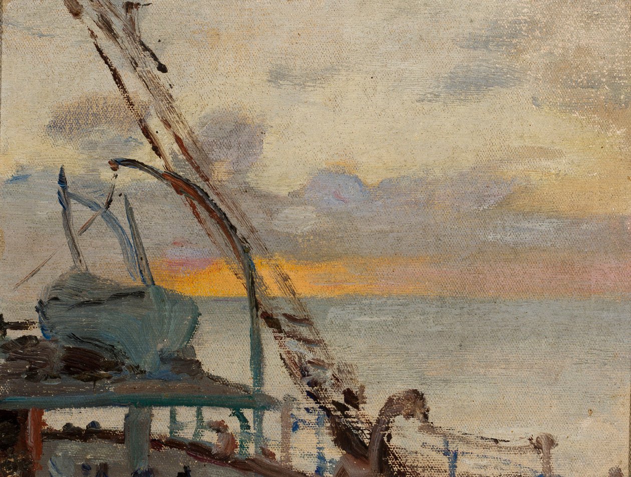 View from the Ship. From a Journey to India by Jan Ciągliński