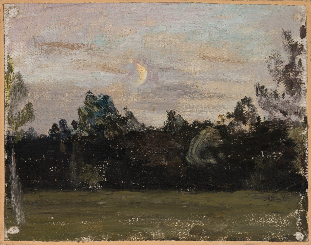 Moonlit Evening in Marijno by Jan Ciągliński