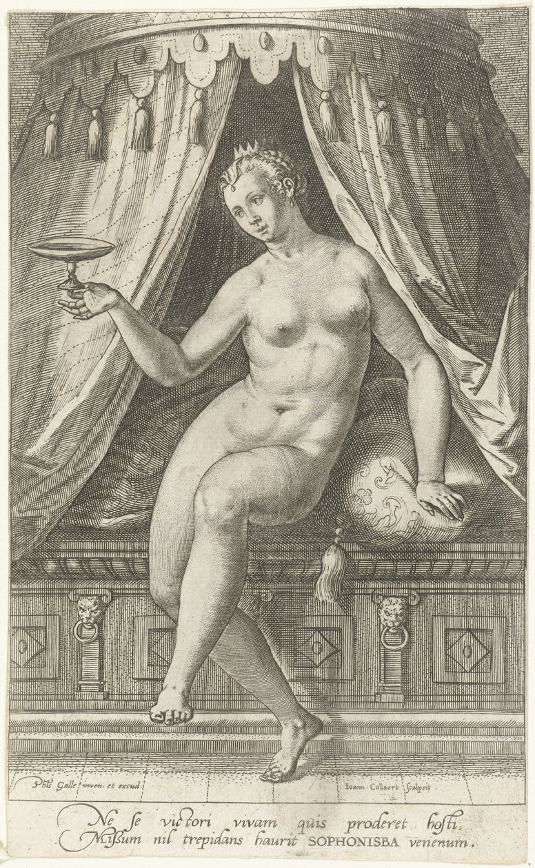 Death of Sophonisba by Jan Collaert (II)