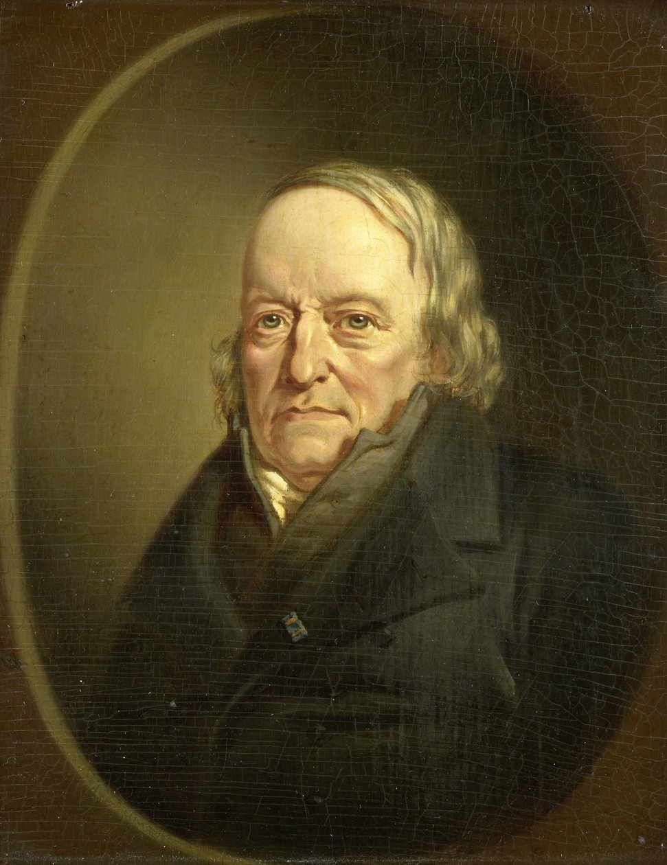 Portrait of Johannes Kinker, Poet and Philosopher, Professor at Liège by Jan Cornelis van Rossum