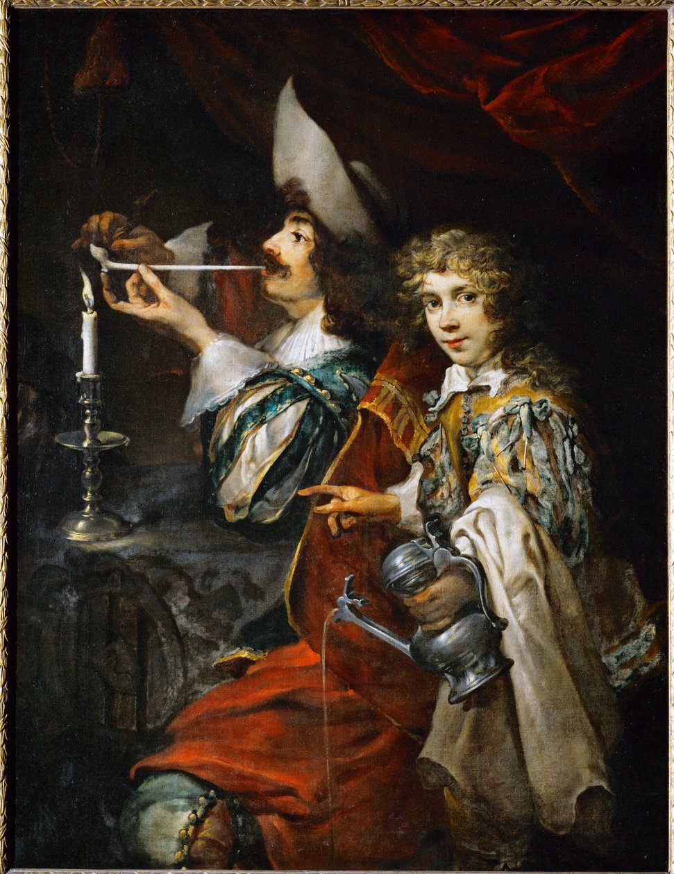 The Smoker by Jan Cossiers