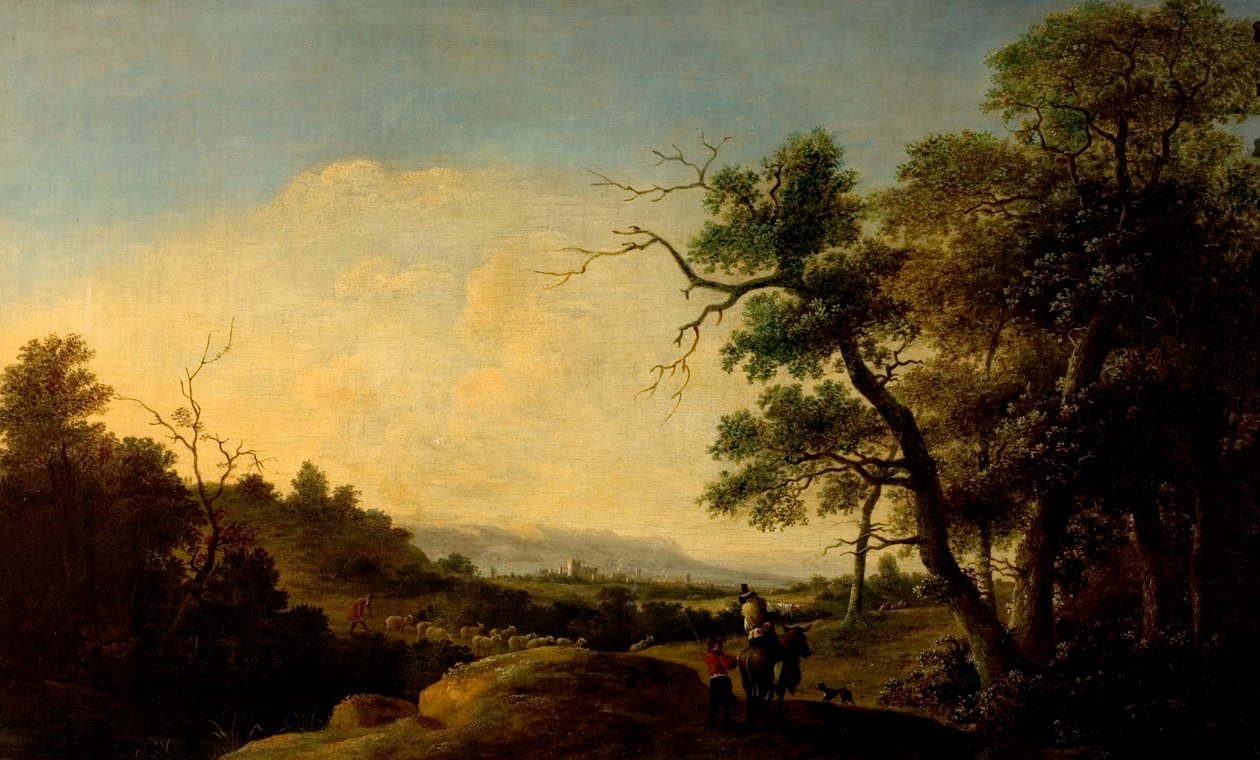 Landscape with Figures by Jan and Dirksz Andries Both