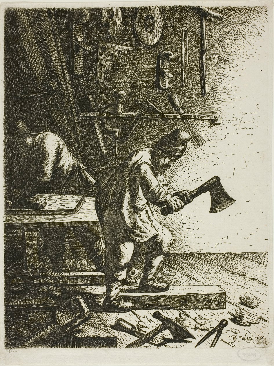 The Carpenter by Jan Georg van Vliet