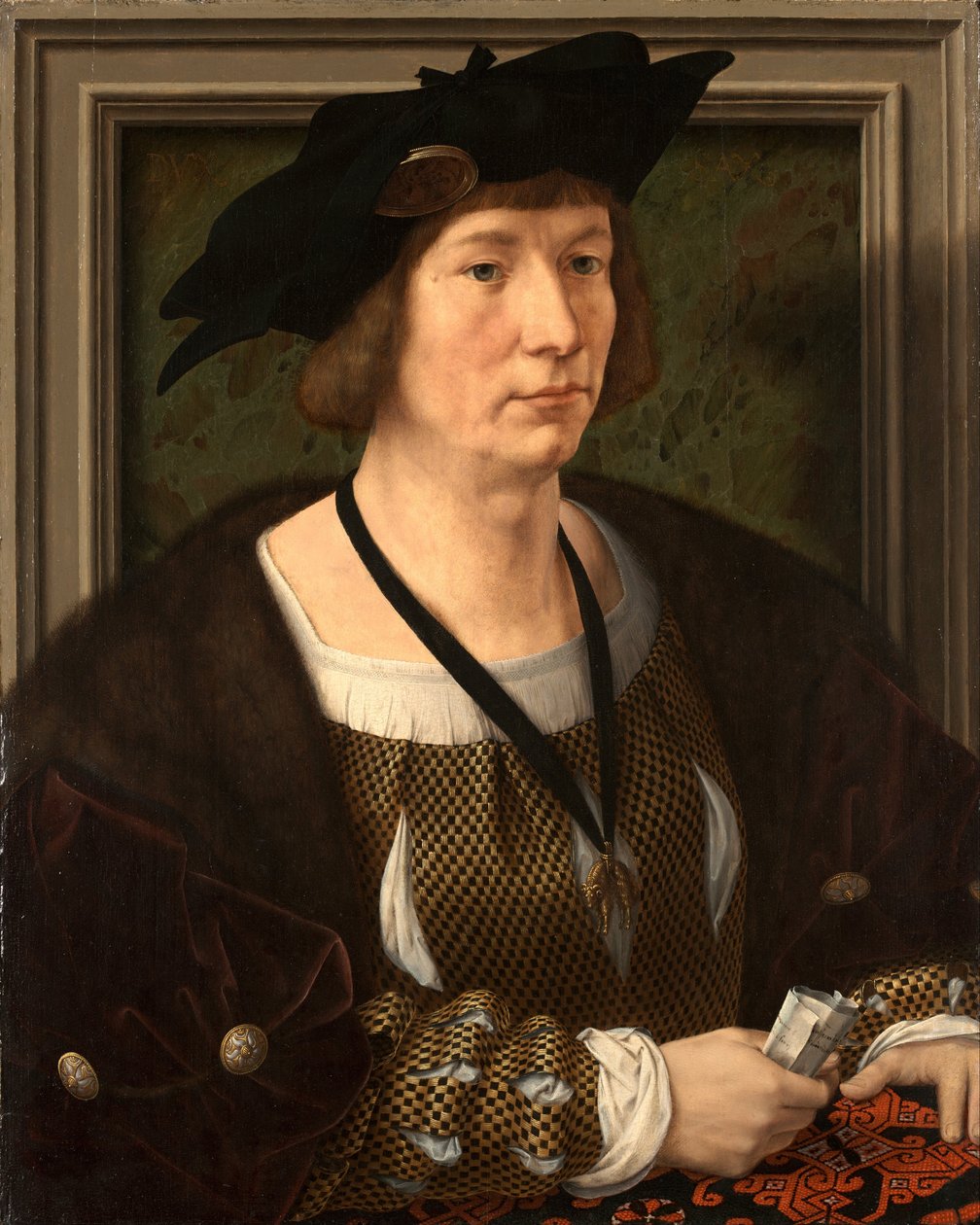 Portrait of Henry III of Nassau-Breda by Jan Gossaert