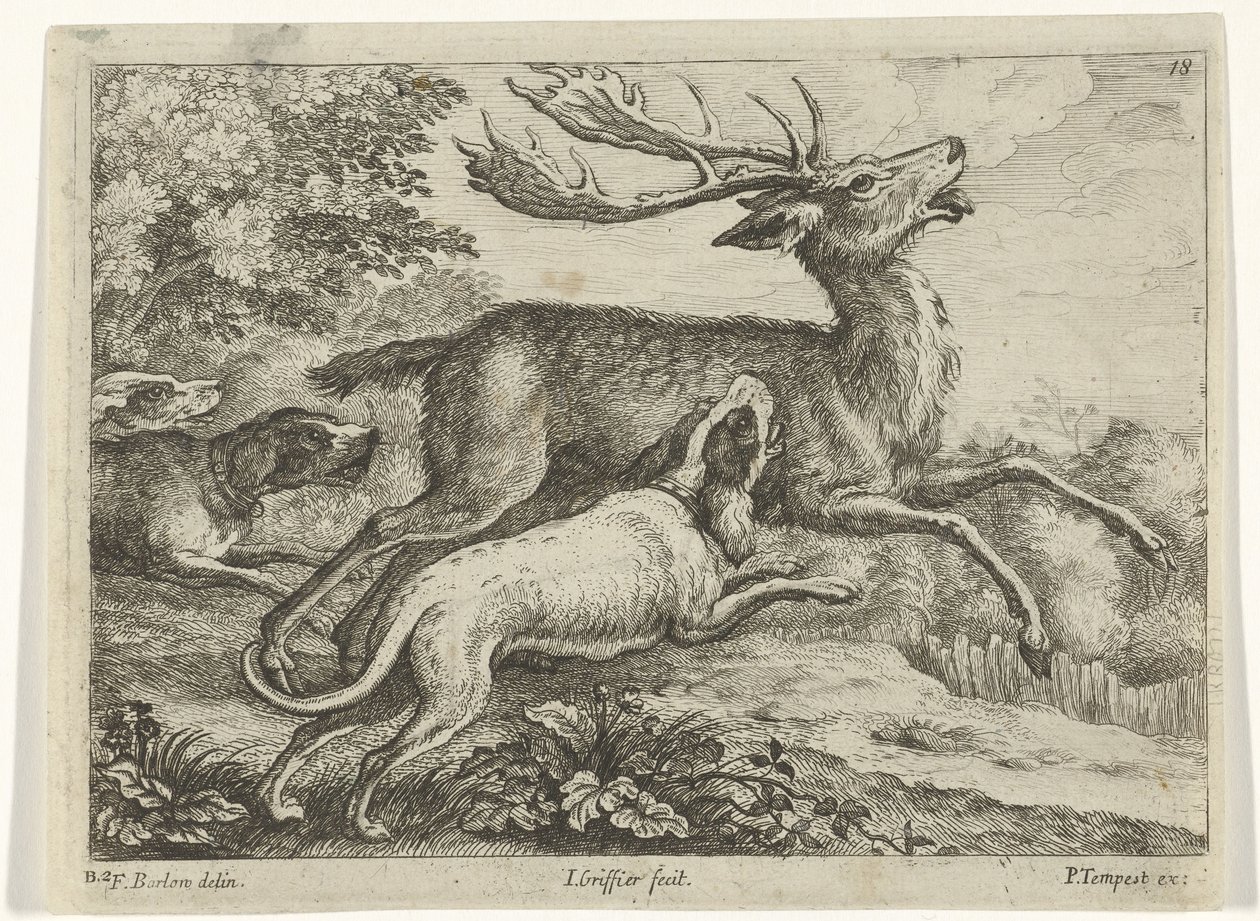 Hunt for a Deer by Jan Griffier (I)