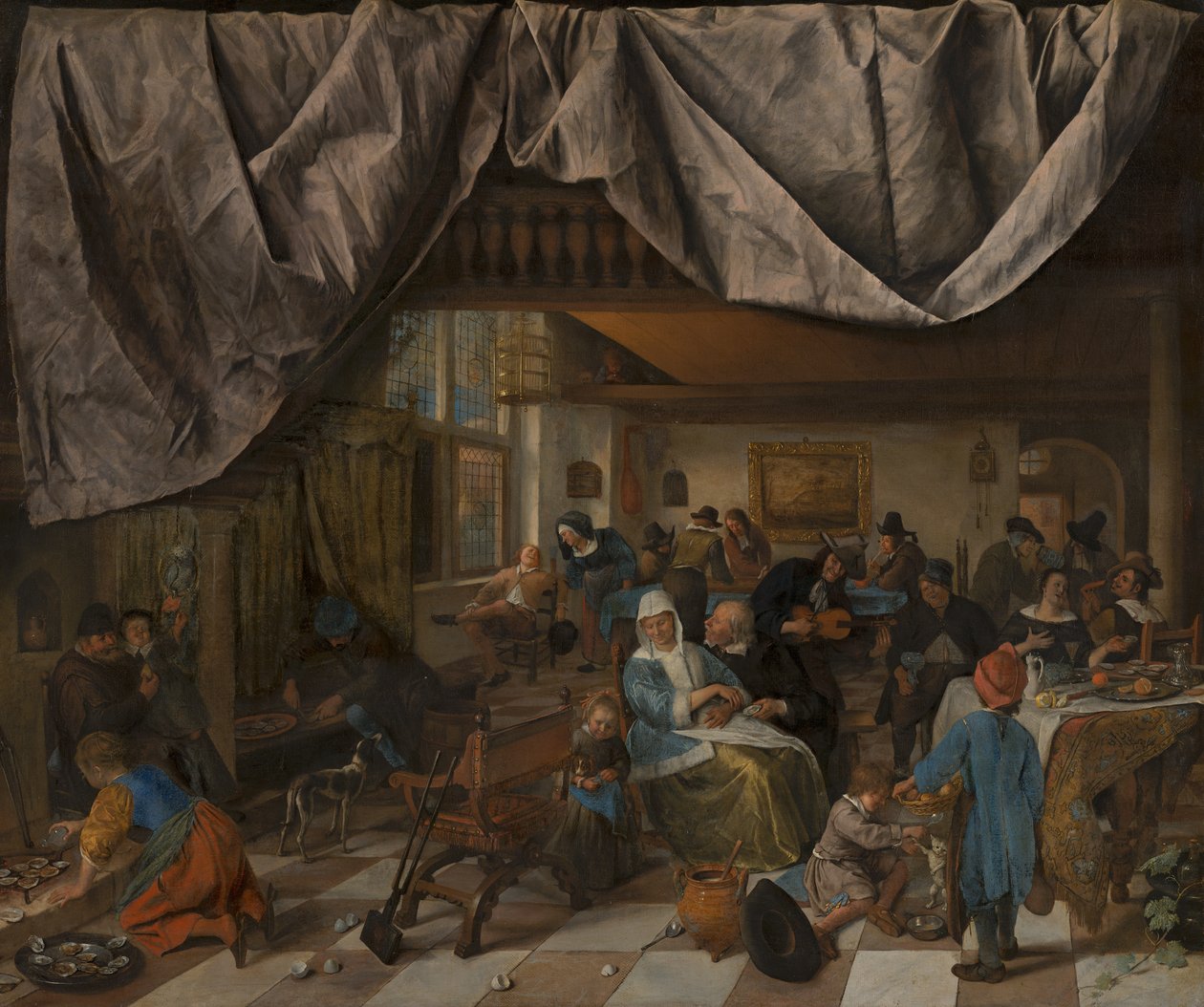 The Life of Man by Jan Havicksz. Steen