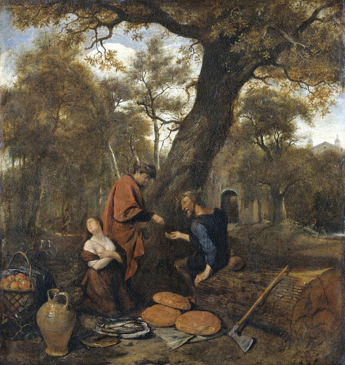 Erysichthon Sells His Daughter Mestra by Jan Havickszoon Steen