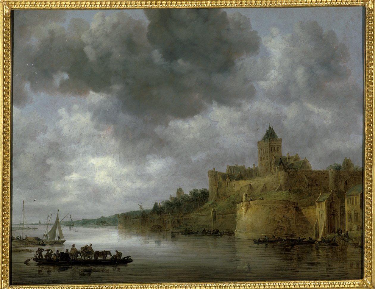 The Valkhof in Nymwegen by Jan Josephsz van Goyen