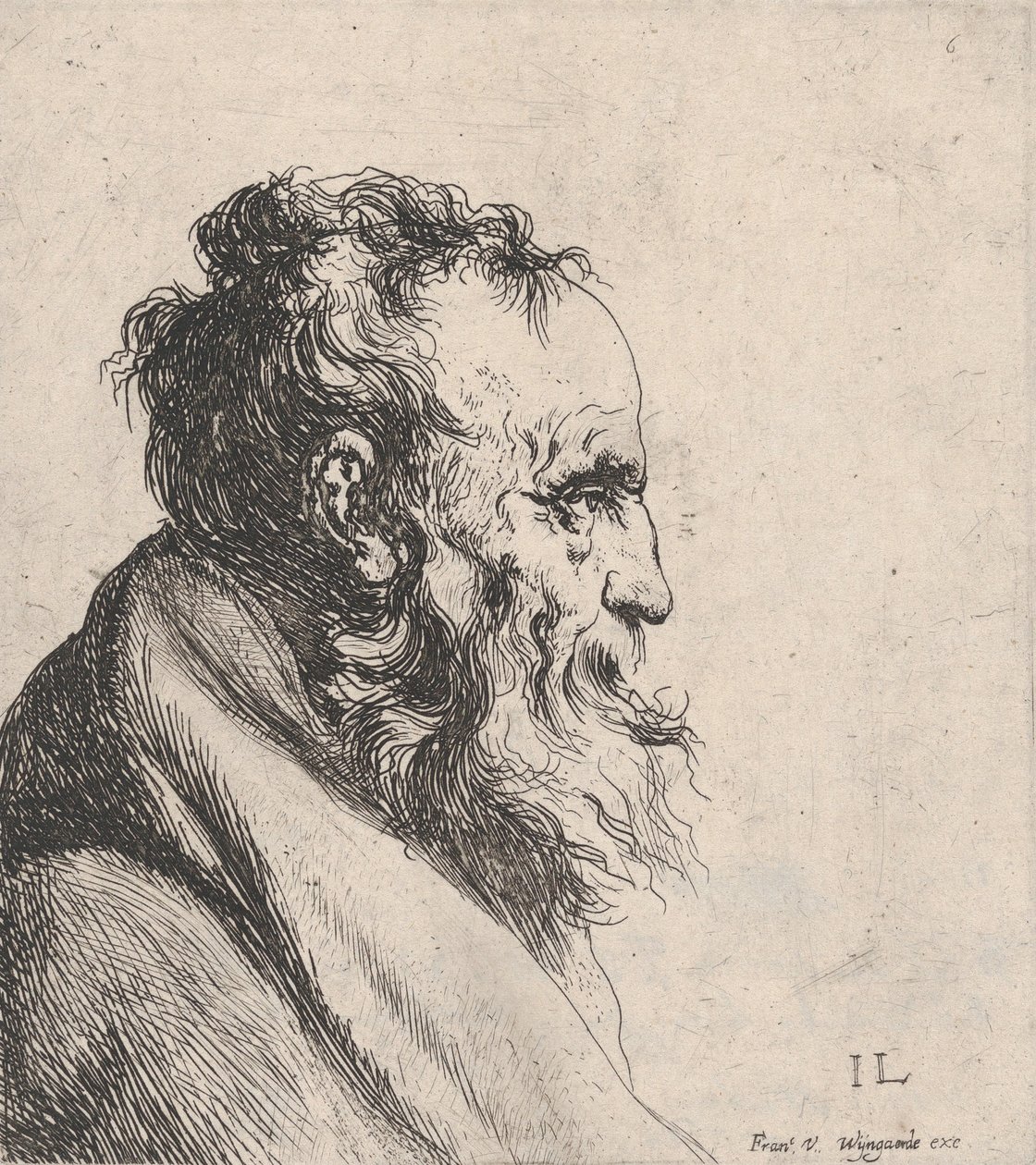 Bust of an Old Man by Jan Lievens