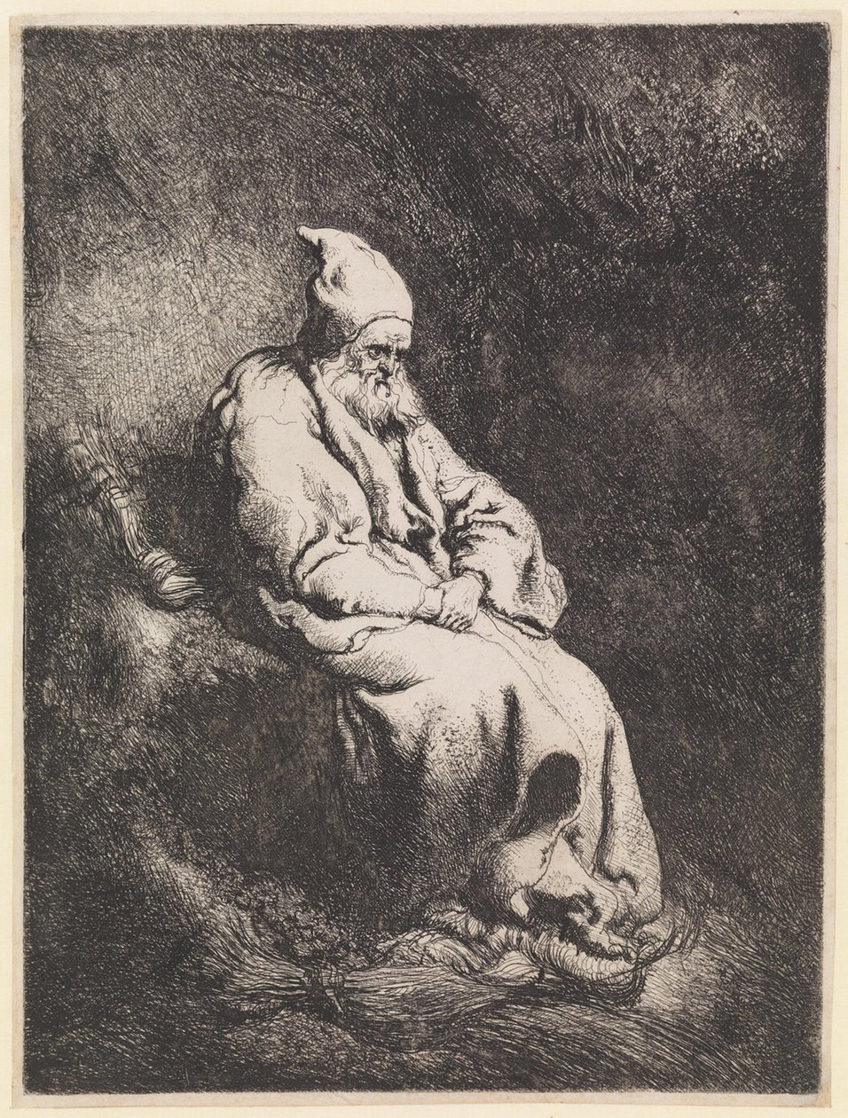 Hermit in a Cave by Jan Lievens