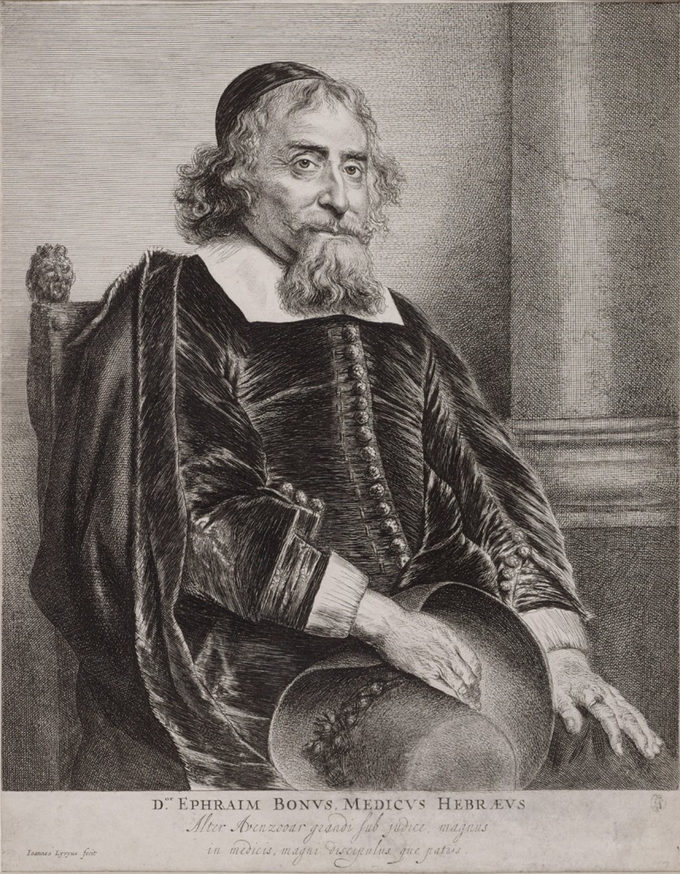 Portrait of Ephraim Bueno by Jan Lievens