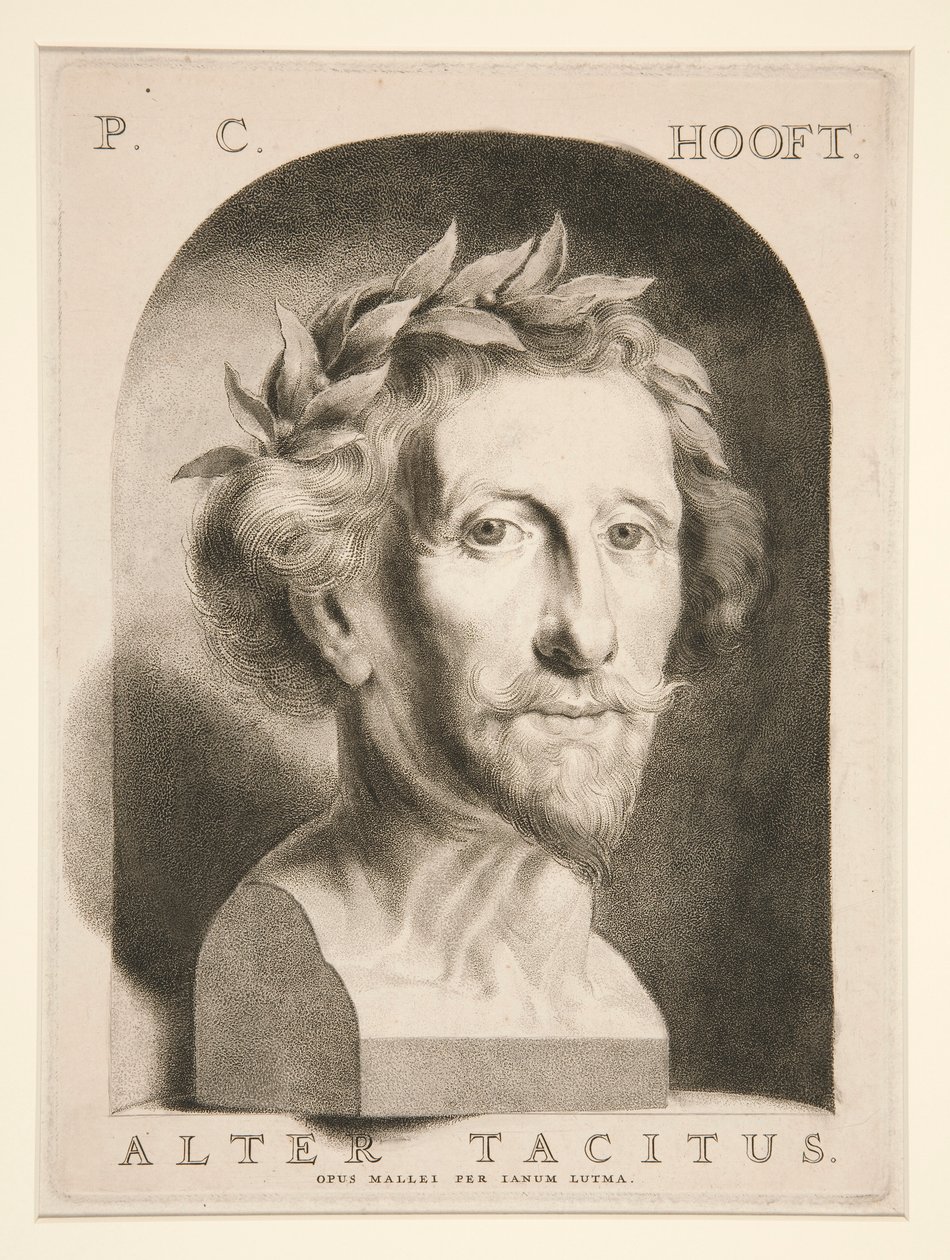 Pieter Cornelisz. Hooft (1581-1647) by Jan Lutma The Younger