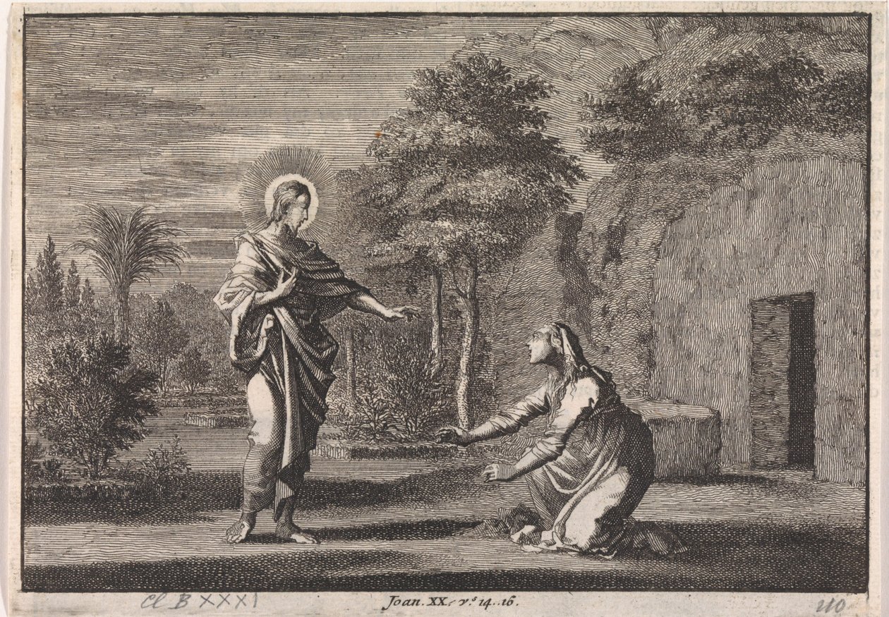 Christ Appears to Mary Magdalene (Noli me tangere) by Jan Luyken