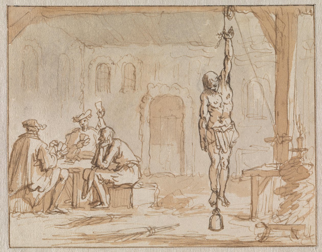 Geleyn the Shoemaker Is Tortured in Breda in 1572 by Jan Luyken