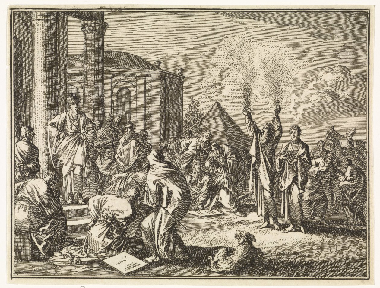 Plague of the Sores by Jan Luyken