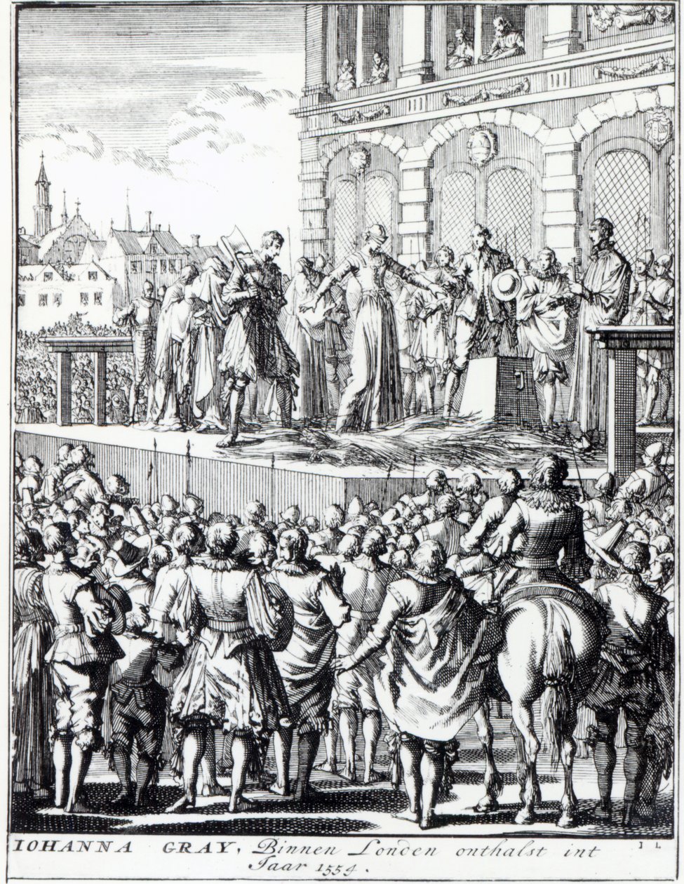 The Execution of Lady Jane Grey by Jan Luyken