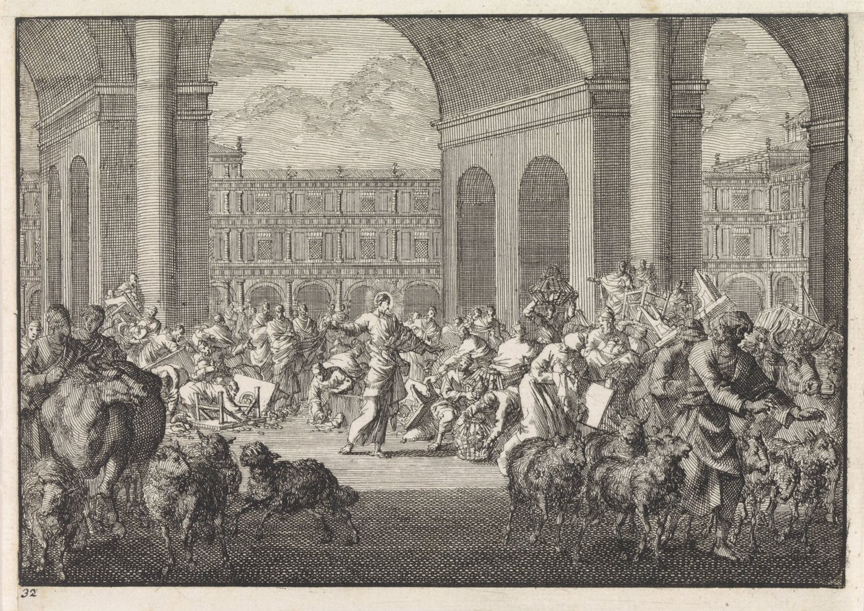 Expulsion of the Money Changers from the Temple by Jan Luyken