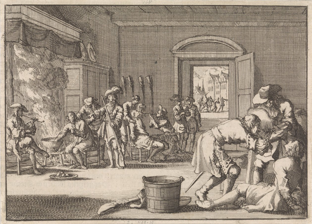 Persecution of Protestants in France, 1685 by Jan Luyken
