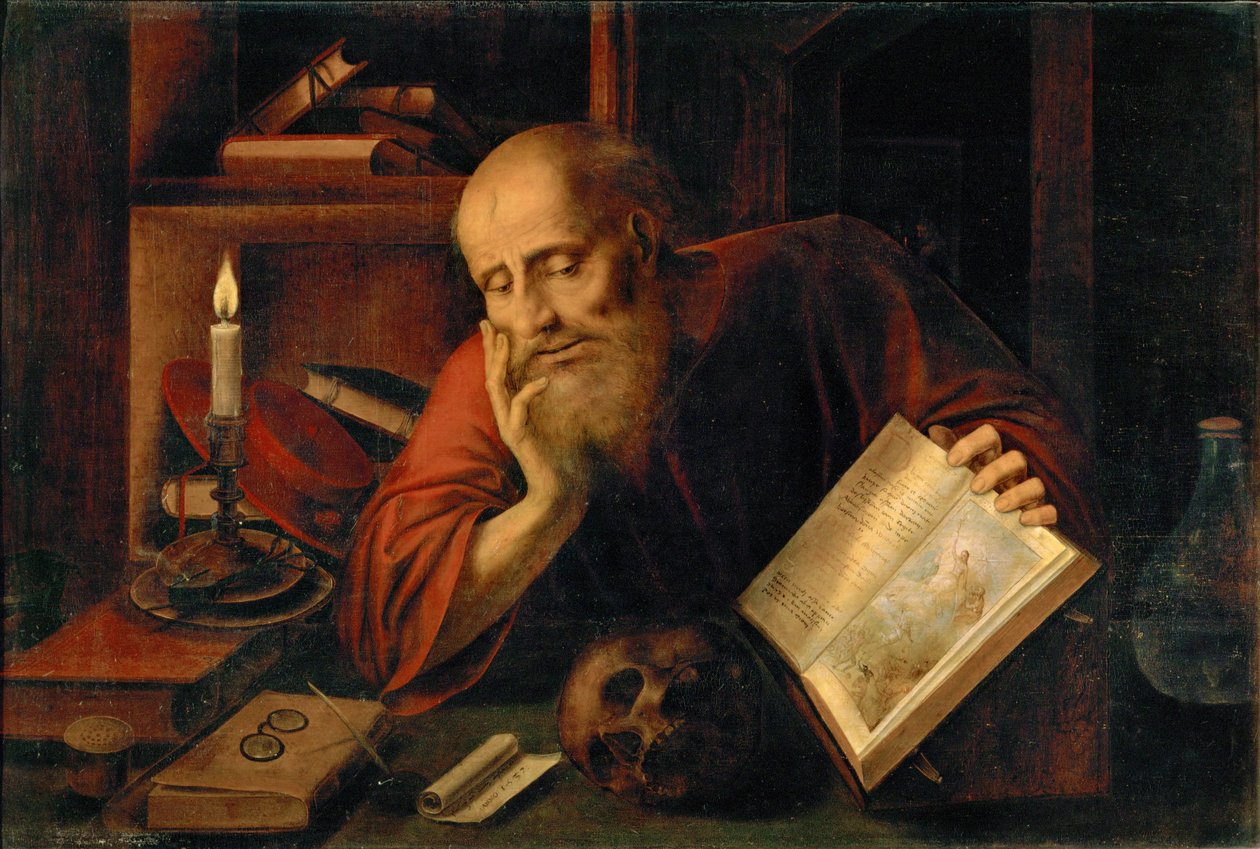 Saint Jerome by Jan Massys