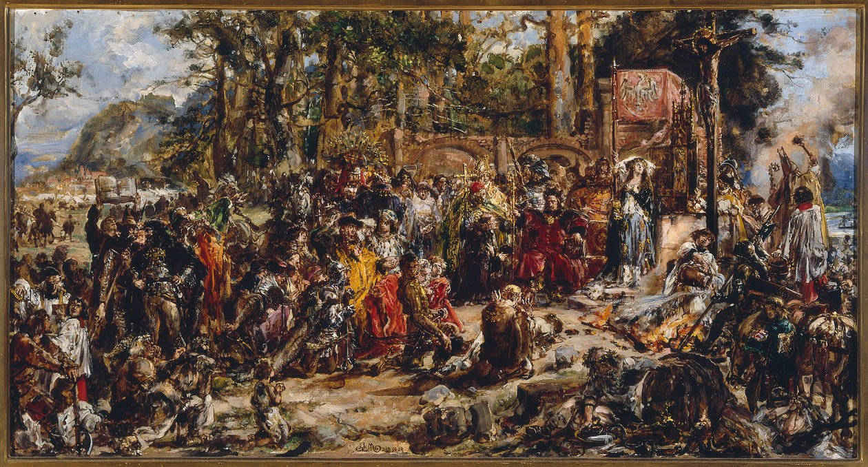 Baptism of Lithuania. A.D. 1387 by Jan Matejko