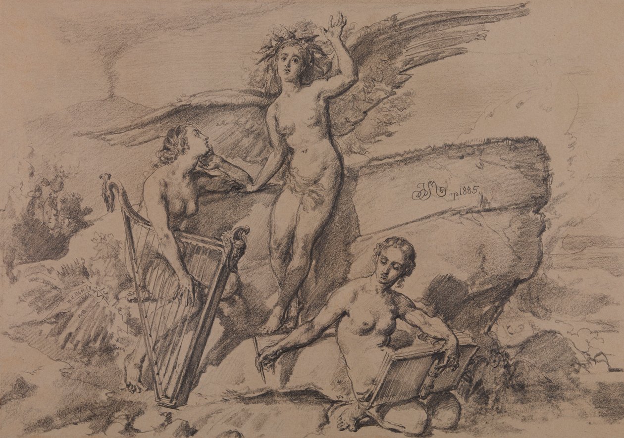 History of Human Civilization - Poetry, Music, and History (image 7) by Jan Matejko