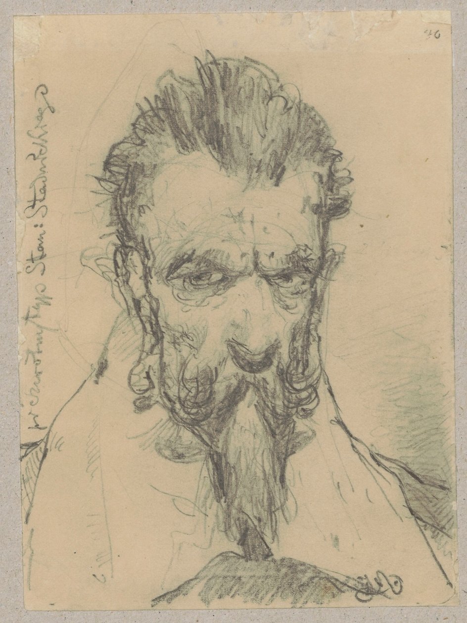 Head Study of Stadnicki for the Painting “Skarga’s Sermon” by Jan Matejko