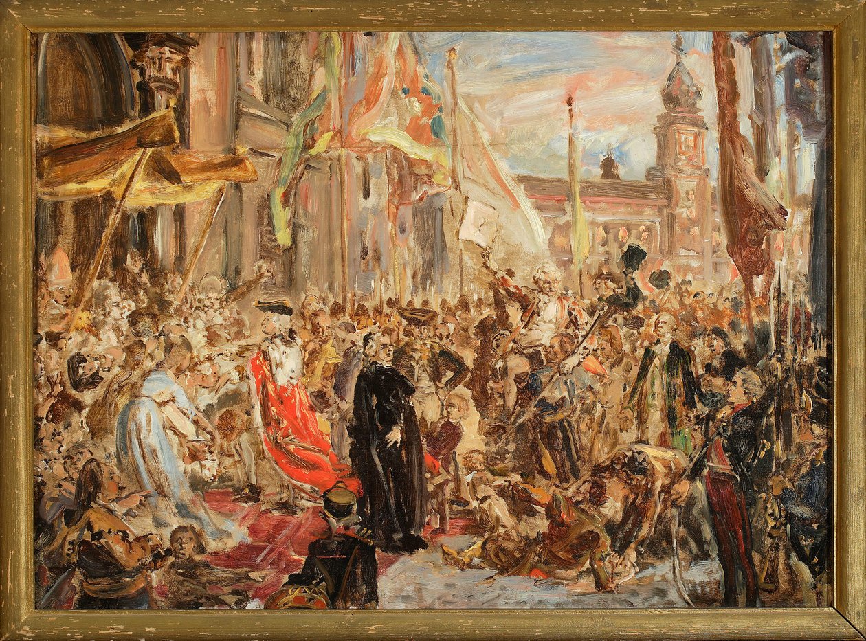 Sketch for the Painting "Constitution of May 3rd" by Jan Matejko