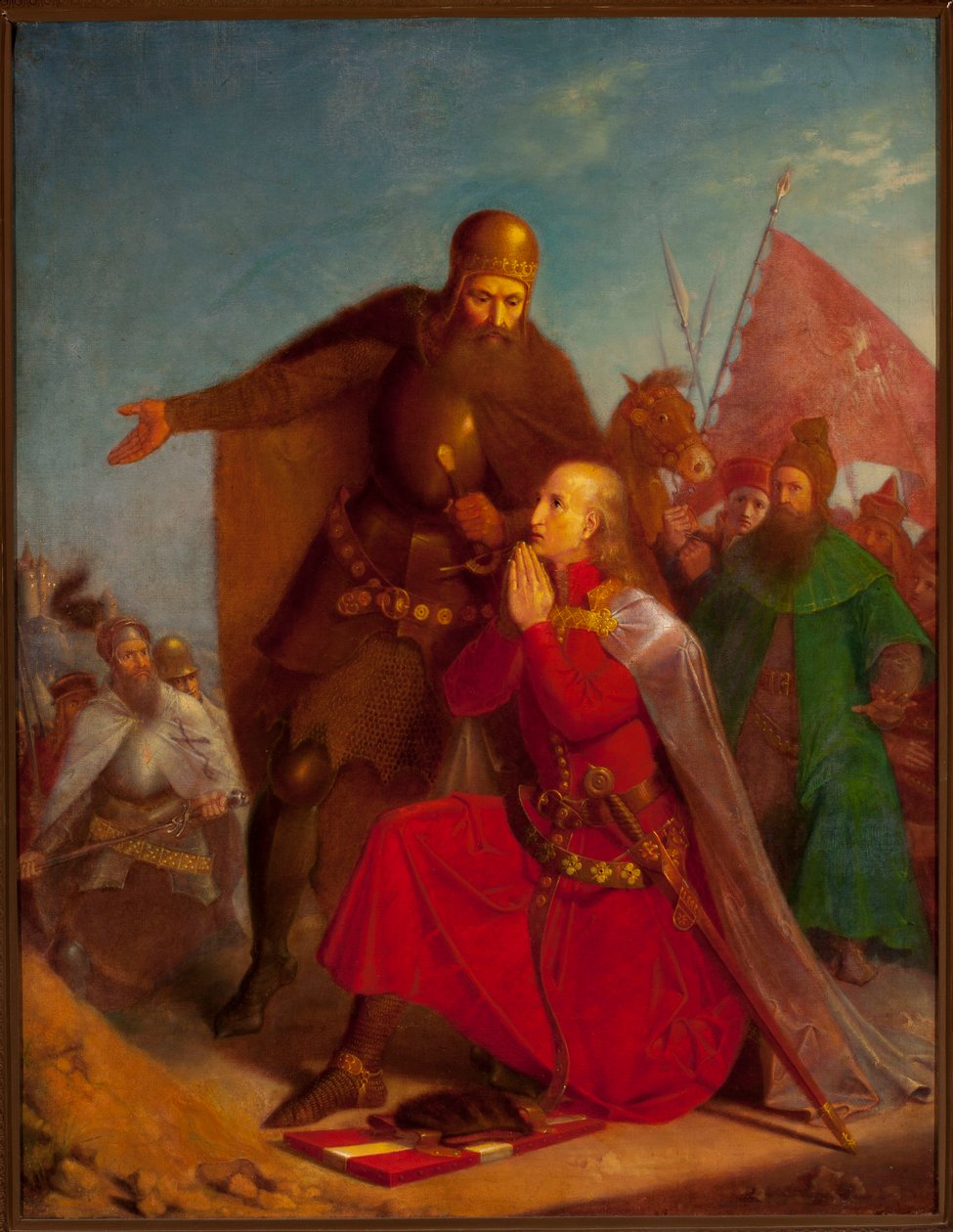 Władysław Jagiełło with Witold Praying Before the Battle of Grunwald by Jan Matejko