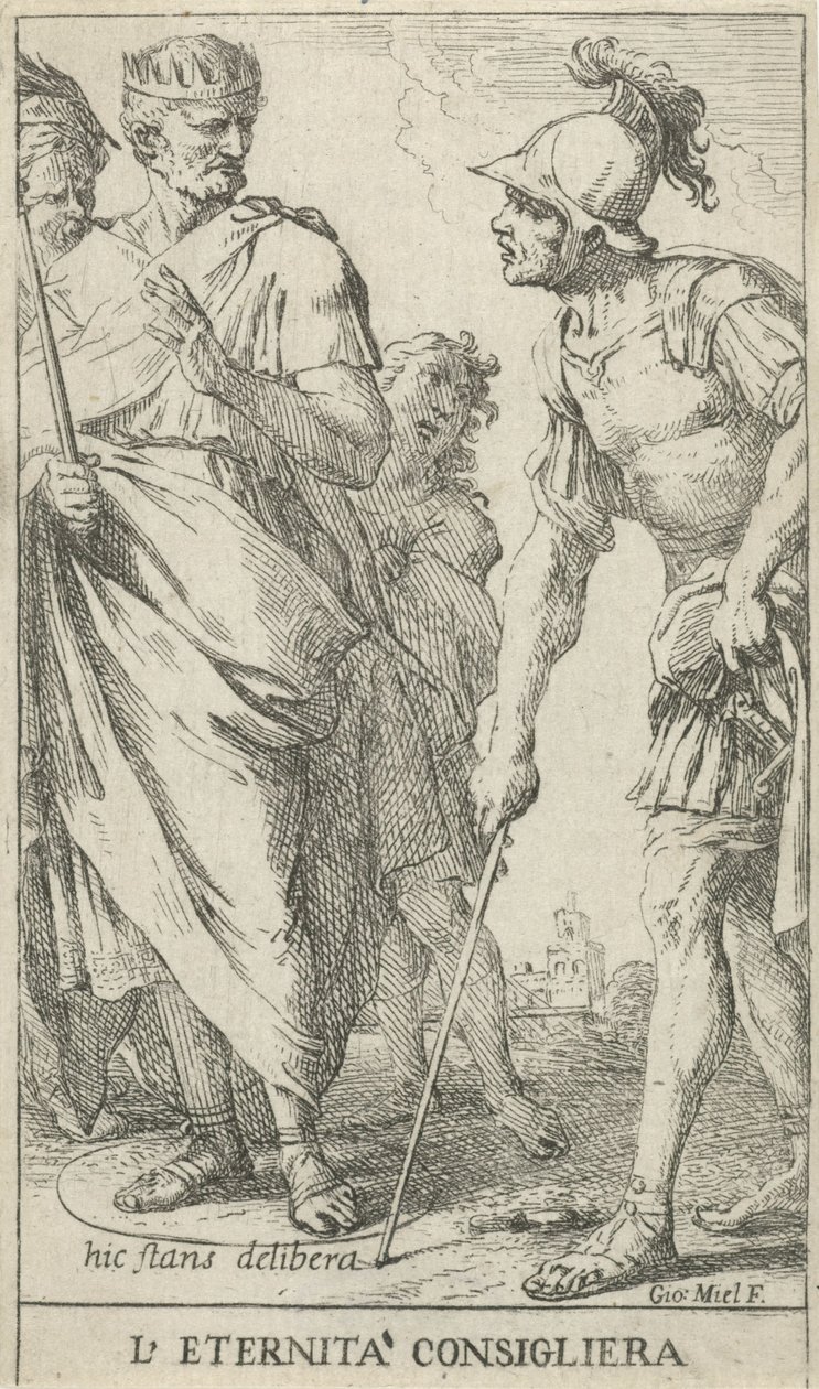Popilius Laenas Draws a Circle by Jan Miel