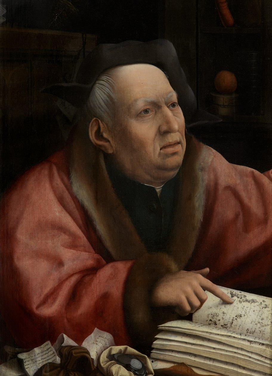 Detail of Death and the Miser, c.1515-21 (detail) by Jan Provoost