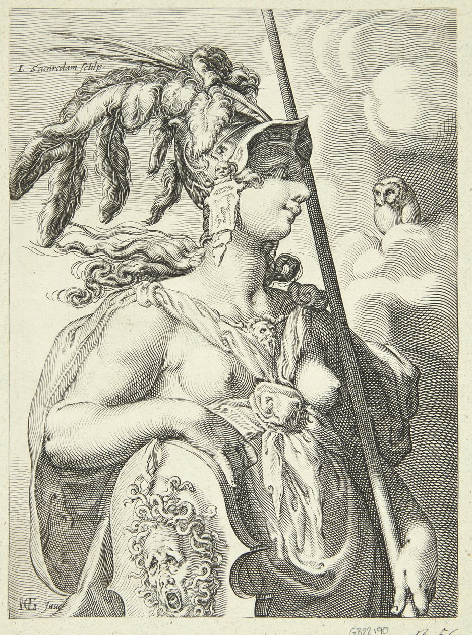 Pallas by Jan Saenredam