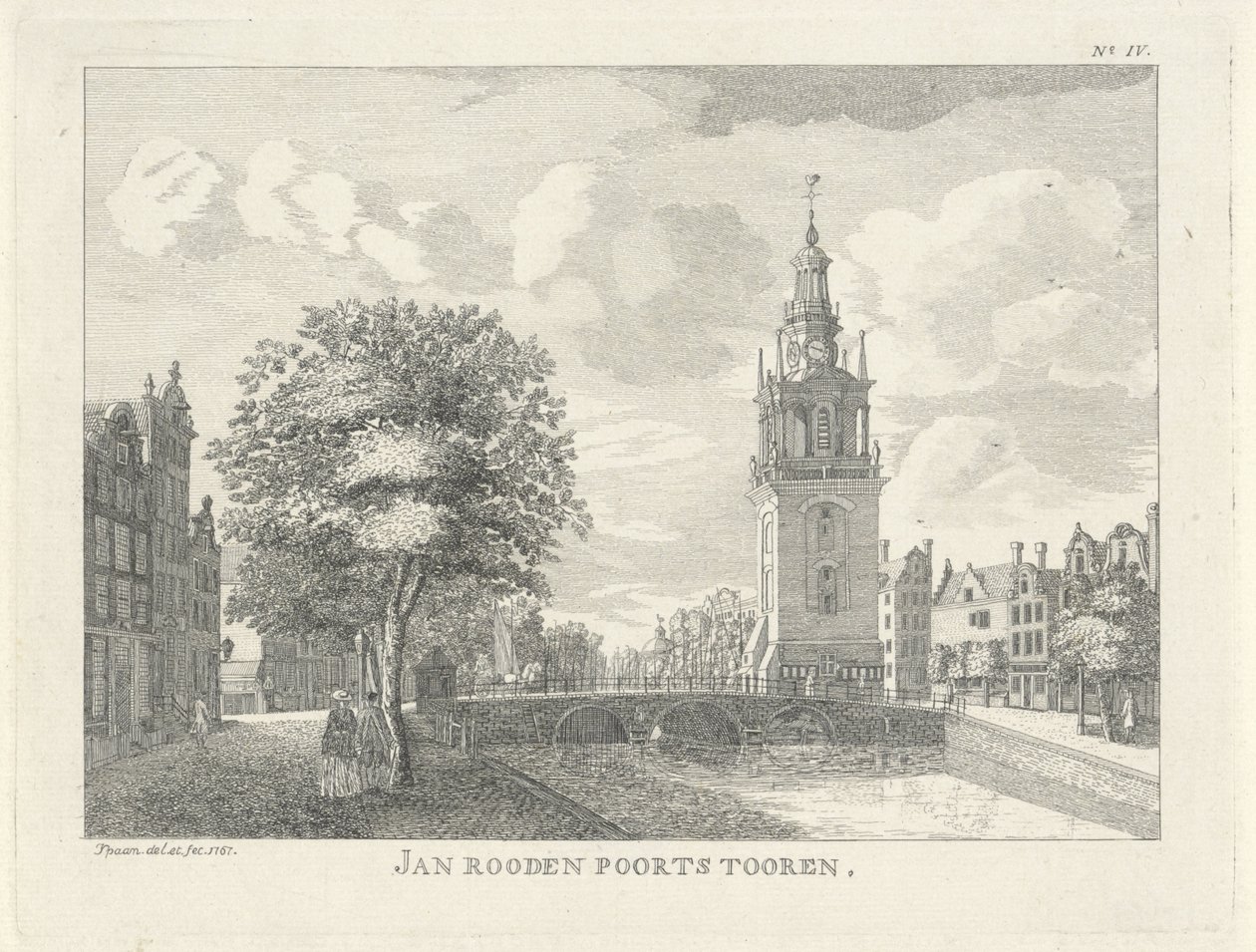 Jan Roodenpoort Tower in Amsterdam Jan Rooden Poorts Tooren (title on object) by Jan Spaan