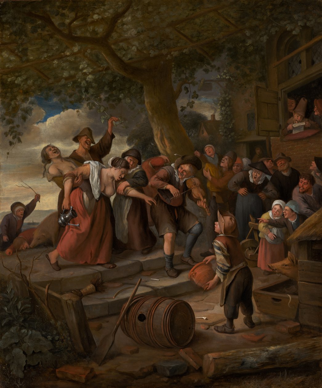 ‘A Pig Belongs in the Sty’ by Jan Steen