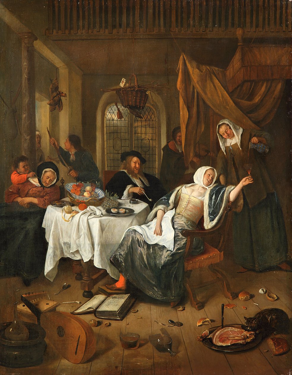 The Disorderly Household by Jan Steen