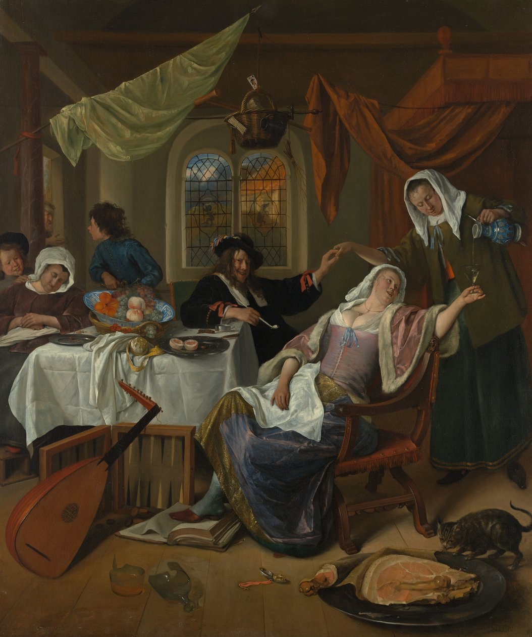 The Dissolute Household by Jan Havickszoon Steen