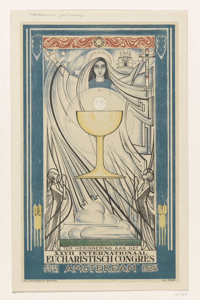 Poster for the International Eucharistic Congress, 1924 by Jan Toorop