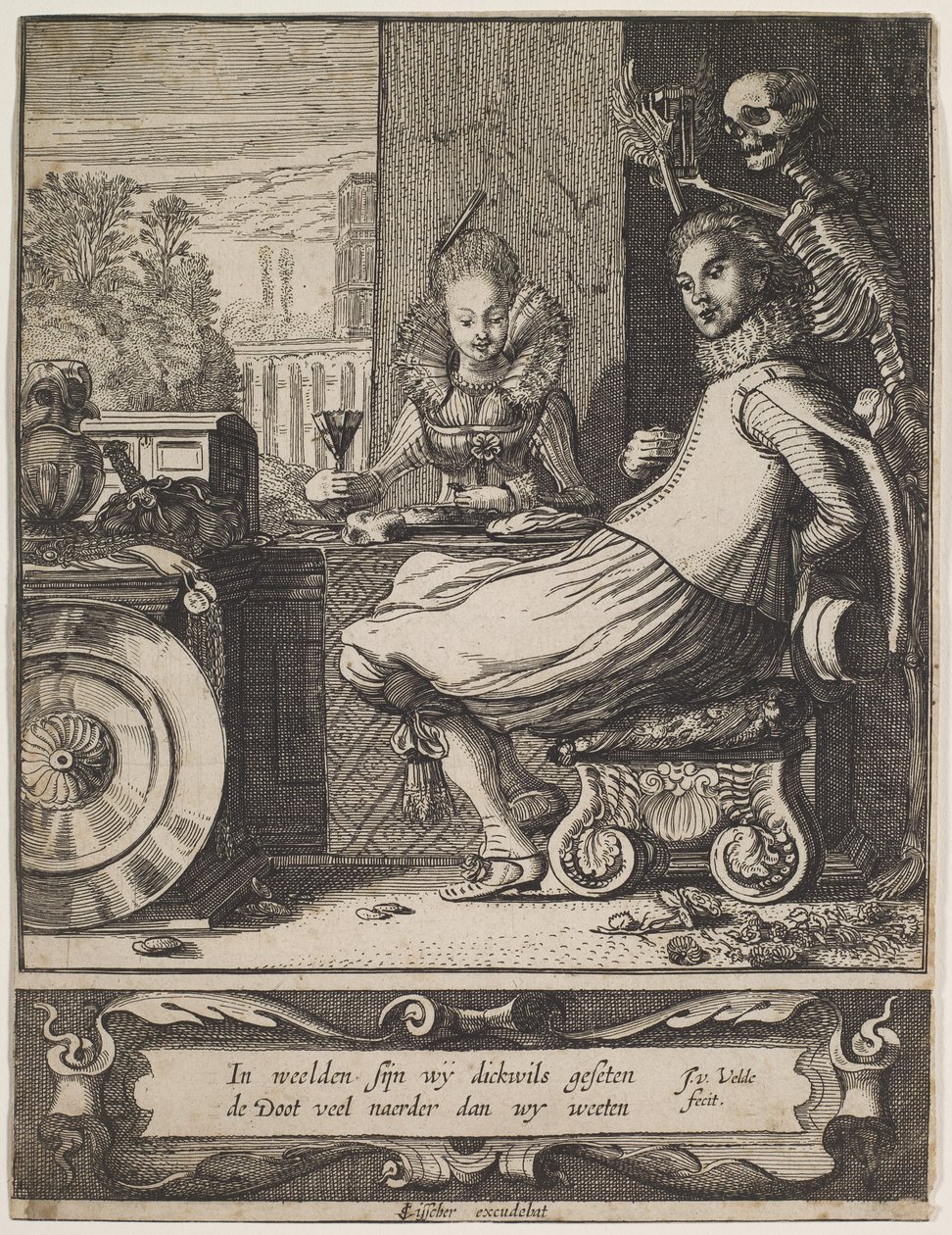 Death Surprising a Couple, c.1618-20 by Jan Van de II Velde