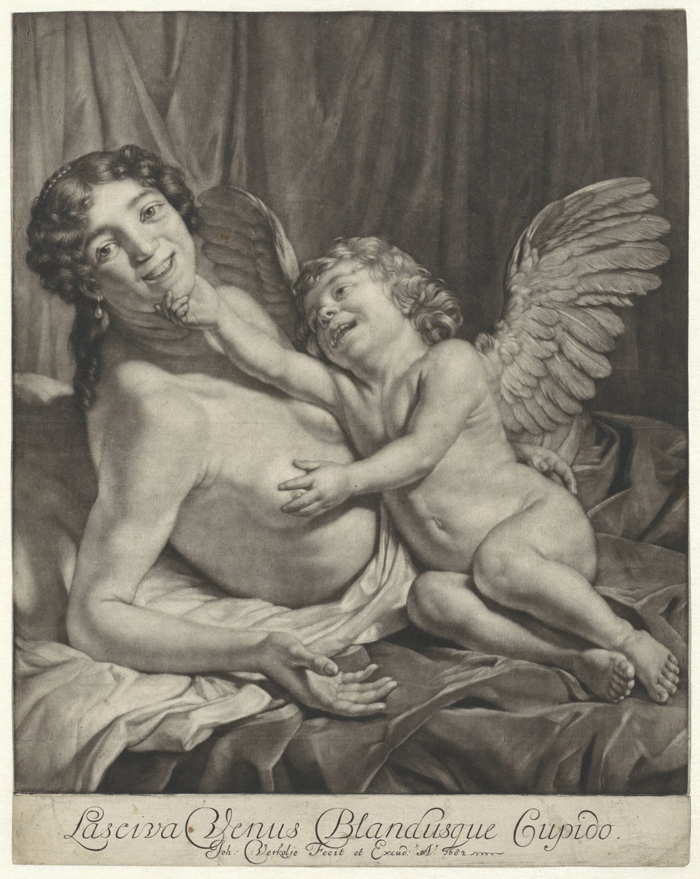 Venus and Amor by Jan Verkolje (I)