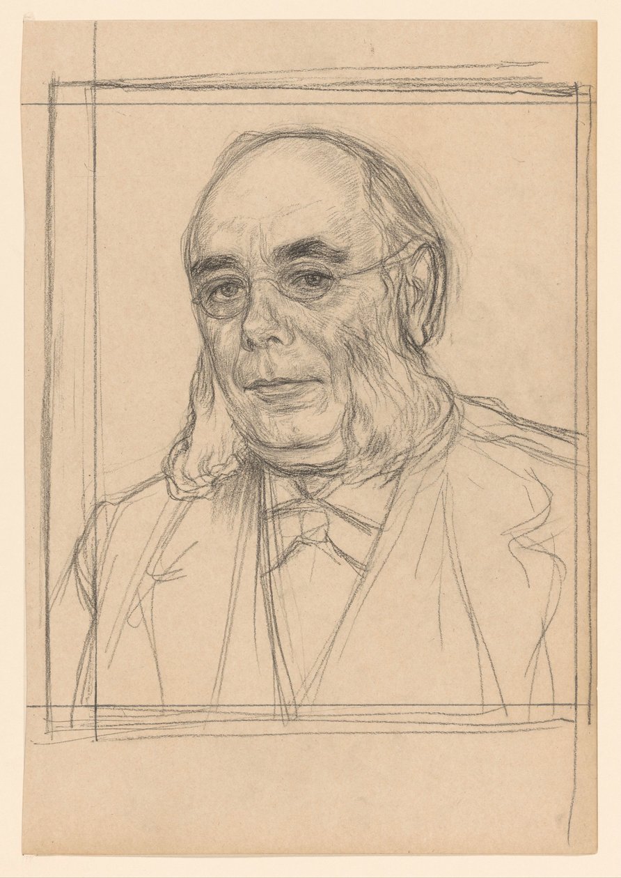 Portrait of Dr. H. Pierson by Jan Veth