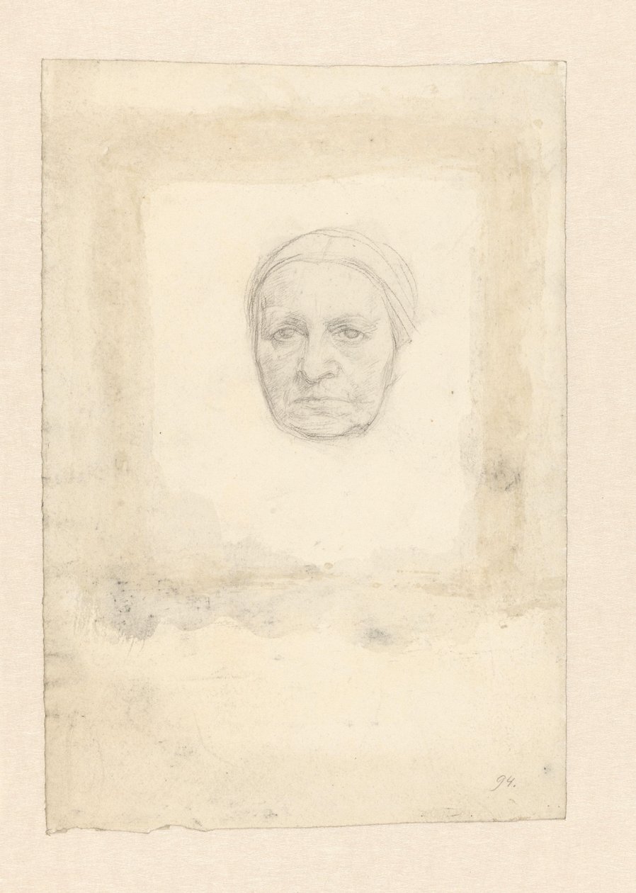 Portrait of Mrs. Anna Cornelia Veth-Giltay by Jan Veth