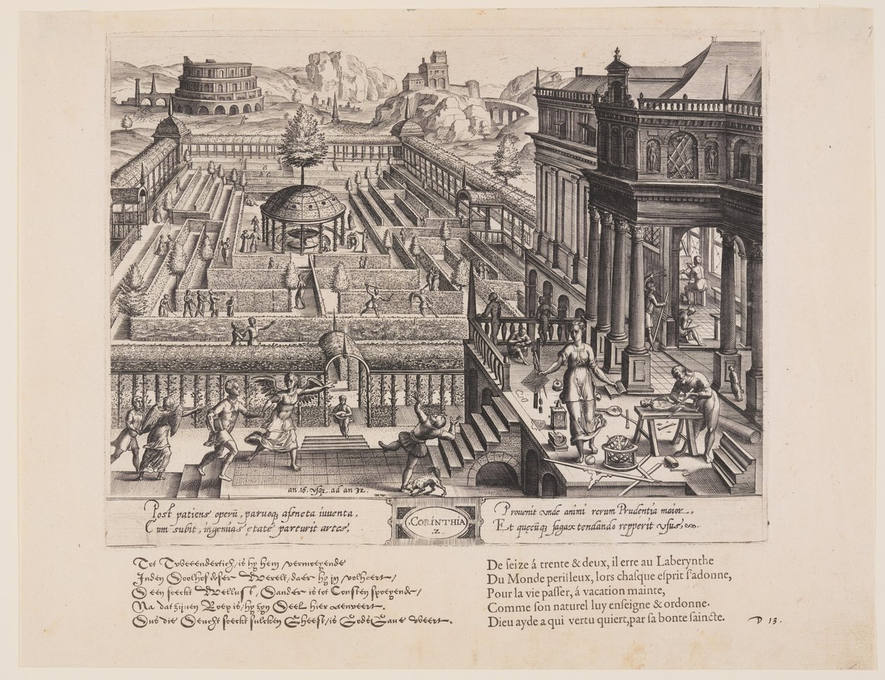 Corinthia, from The Ages of Man by Jan Wierix