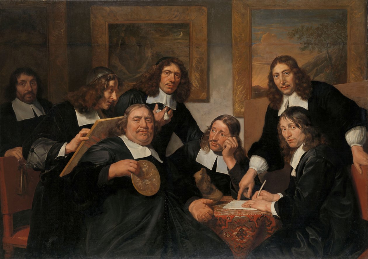 The Governors of the Guild of St Luke by Jan de Bray