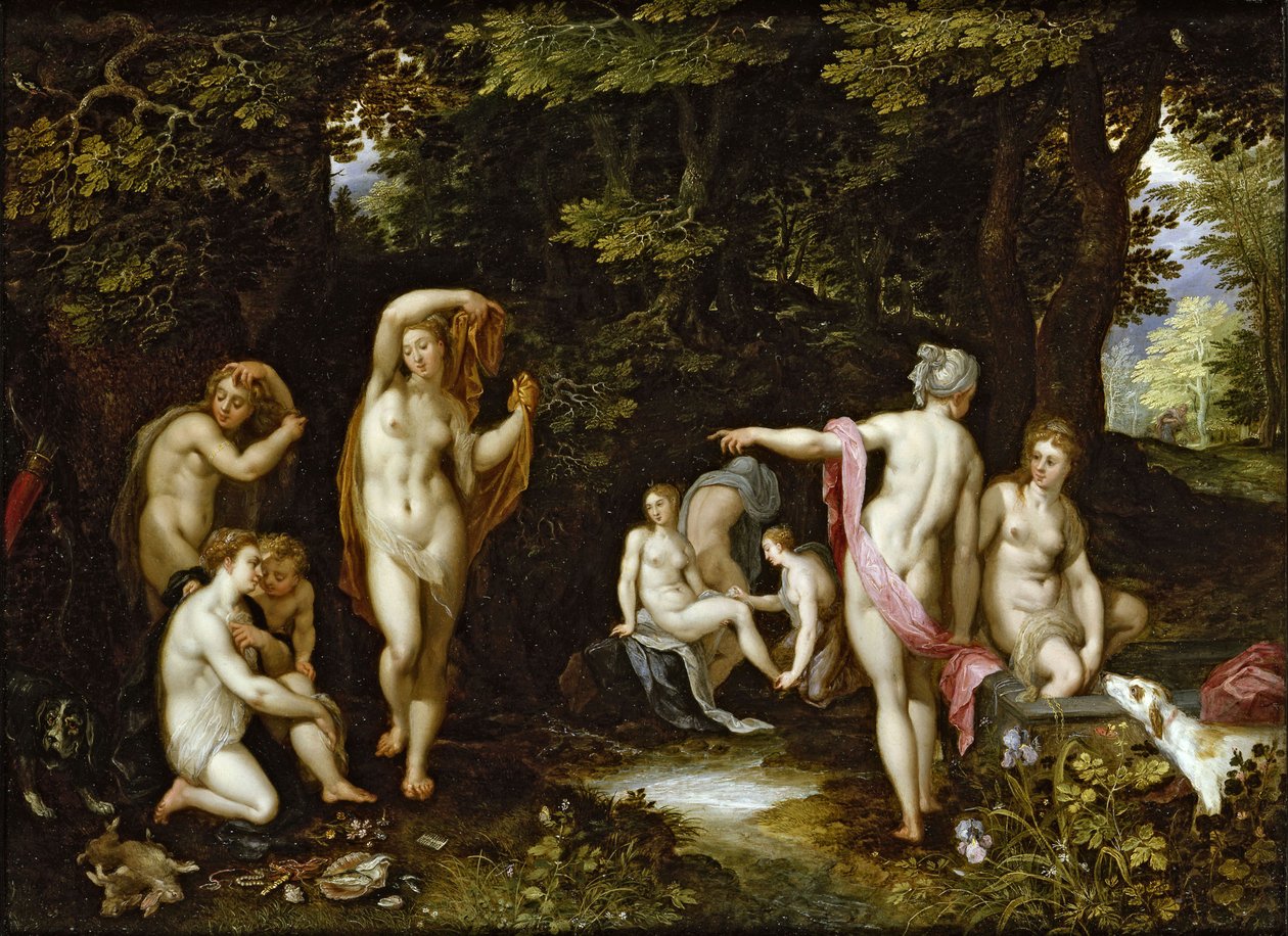 Diana and Actaeon by Jan the Elder Brueghel