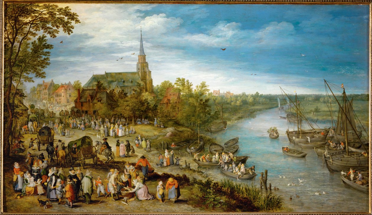 Village Fair in Schelle by Jan the Elder Brueghel