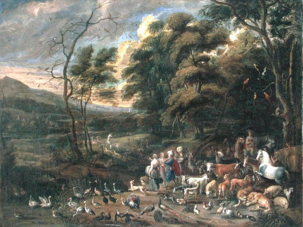 Noah and the Animals by Jan van (attr. to) Kessel